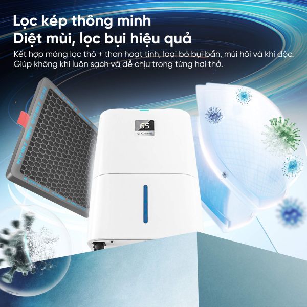 Máy hút ẩm Kosmen KM-25N (25 lít/ngày), có wifi