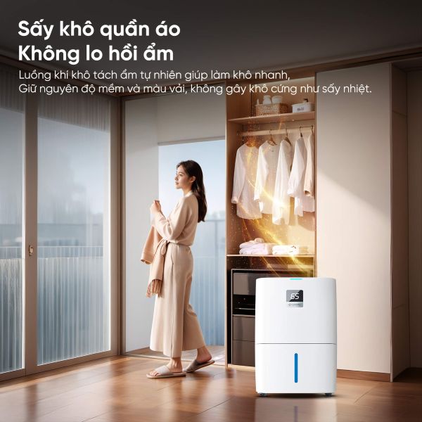 Máy hút ẩm Kosmen KM-25N (25 lít/ngày), có wifi