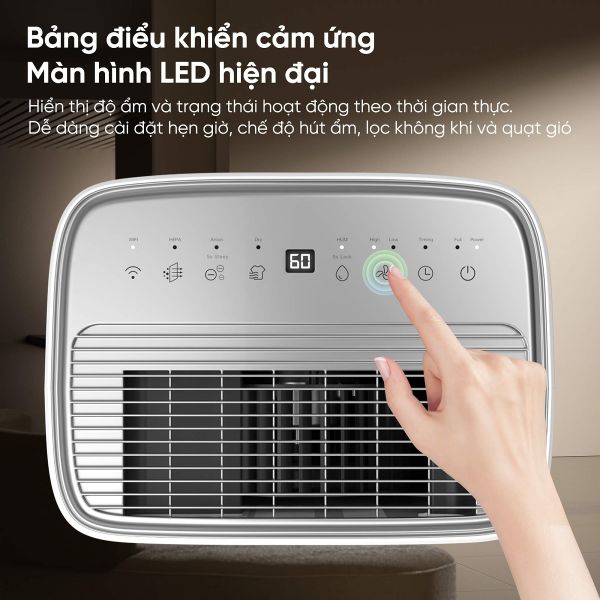 Máy hút ẩm lọc không khí Kosmen ECO-35E (35 lít/ngày), Wifi