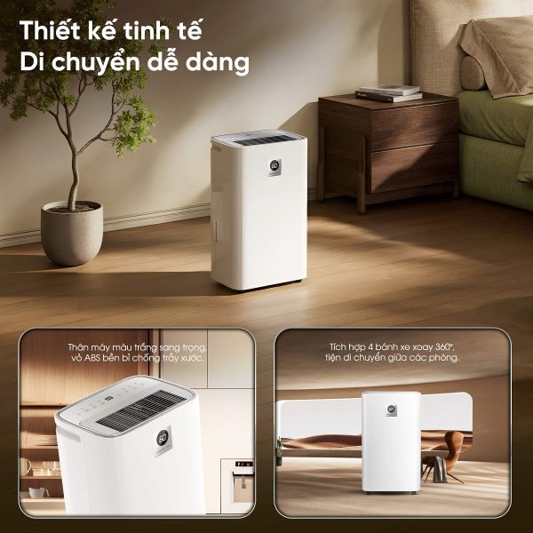 Máy hút ẩm lọc không khí Kosmen ECO-35E (35 lít/ngày), Wifi