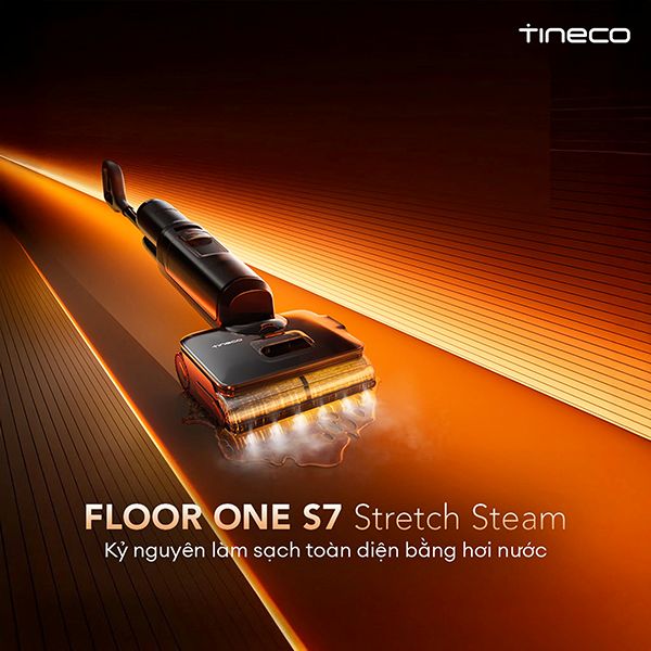 Máy hút bụi lau nhà Tineco S7 Stretch Steam 285W