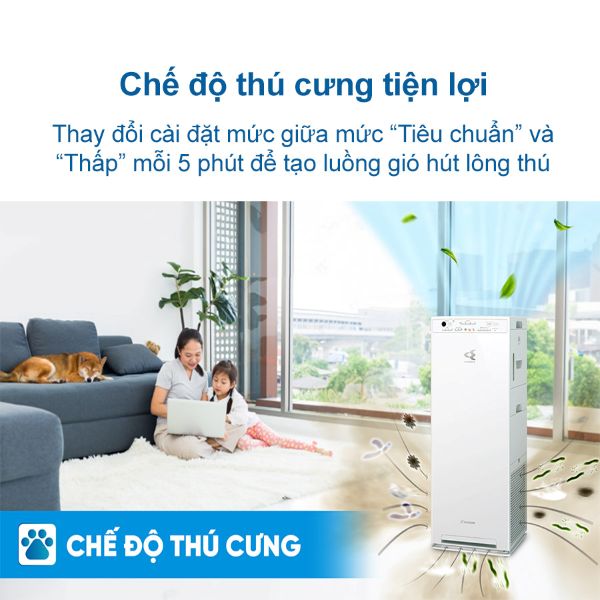 Máy lọc không khí tạo ẩm Daikin MCK555AVMV-W 41m²