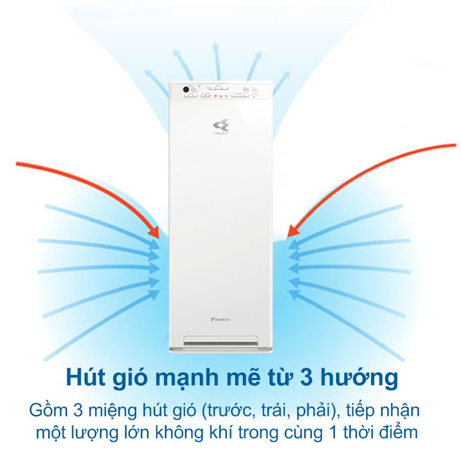 Máy lọc không khí tạo ẩm Daikin MCK555AVMV-W 41m²