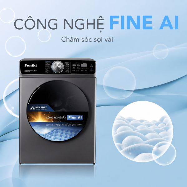 Máy sấy quần áo Funiki HD V6100AG 10kg