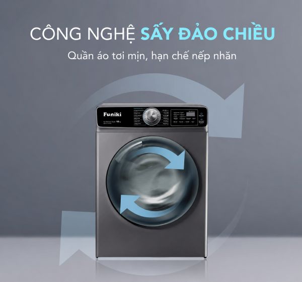Máy sấy quần áo Funiki HD V6100AG 10kg