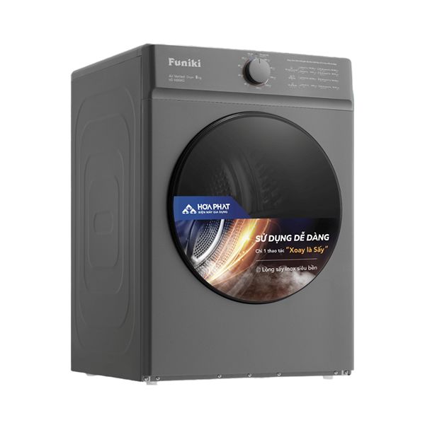 Máy sấy quần áo Funiki HD V680AG 8kg