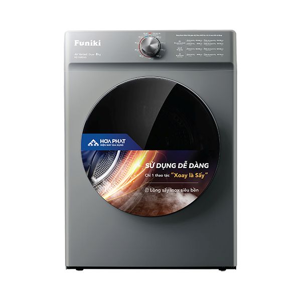 Máy sấy quần áo Funiki HD V680AG 8kg