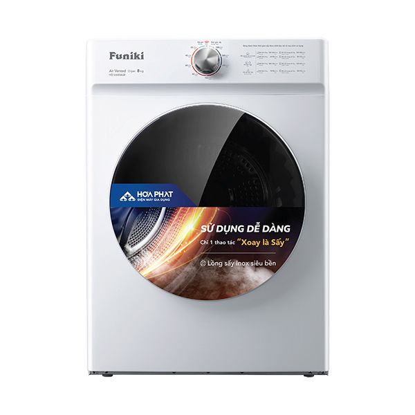 Máy sấy quần áo Funiki HD V680AW 8kg