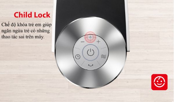 Máy sưởi gốm Tiross TS9443 có điều khiển từ xa