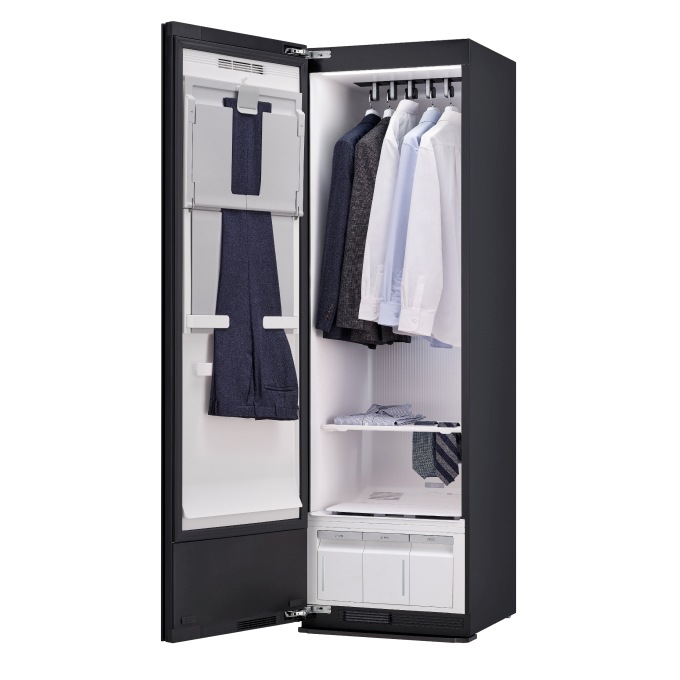 Tủ giặt sấy đồ hiệu LG SC5MBR80H 5 móc, có bàn là