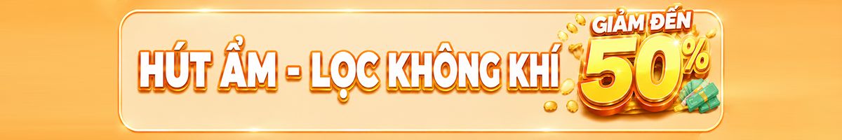 Máy hút ẩm lọc không khí sale lớn