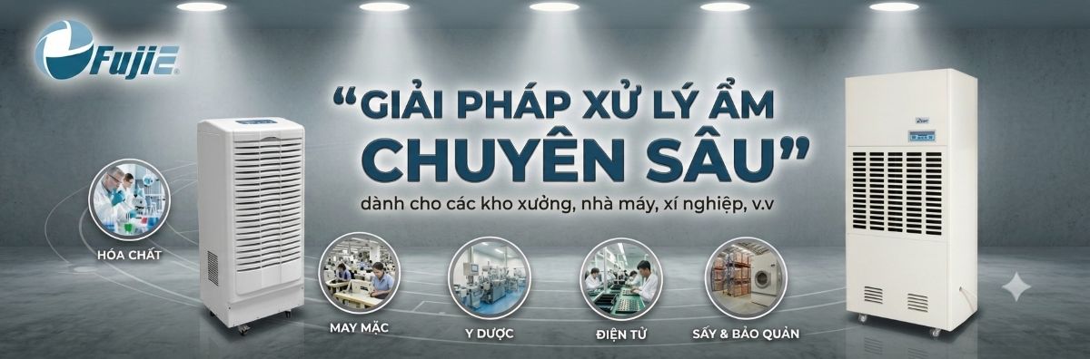 Banner máy hút ẩm công nghiệp Fujie