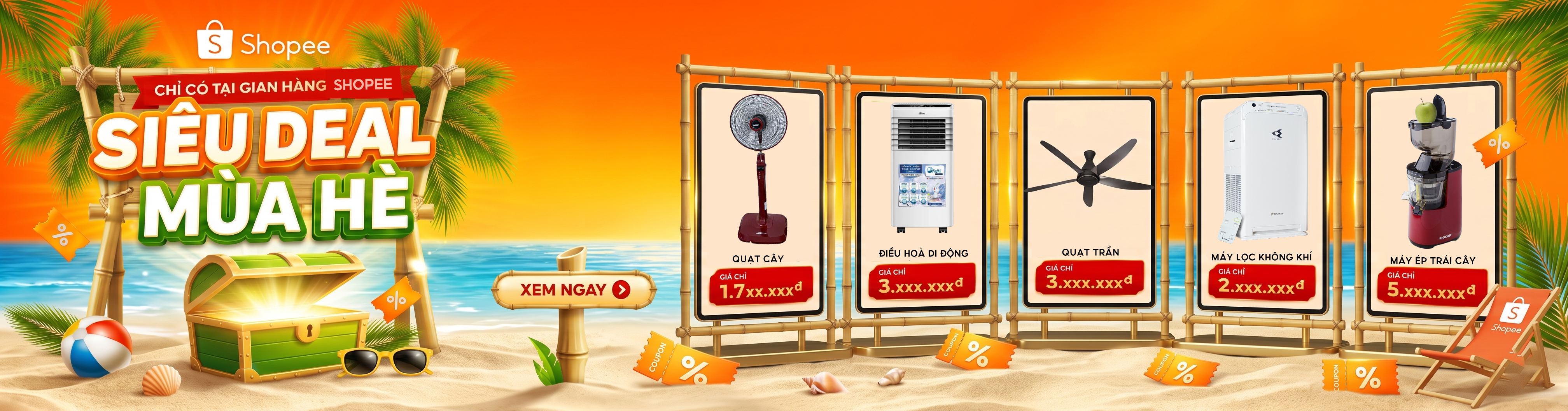Banner trang chủ shopee