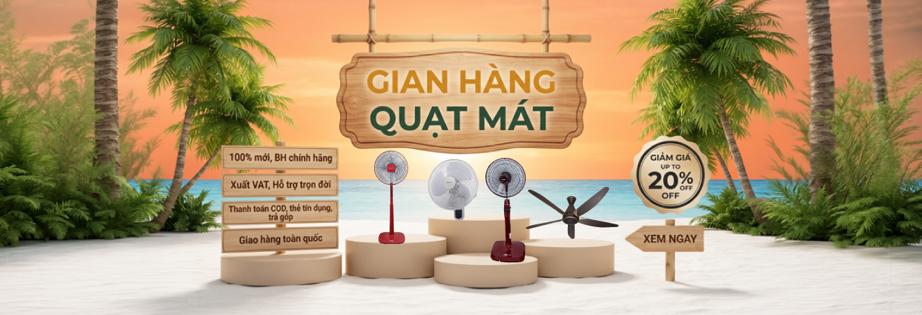 Quạt cây quạt trần, quạt đứng, quạt điều hoa của điện máy Phượng vàng