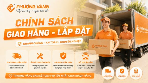Chính sách giao hàng lắp đặt
