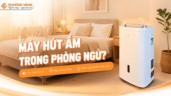 Có nên để máy hút ẩm trong phòng ngủ? Lợi ích và lưu ý khi sử dụng
