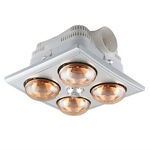 Đèn sưởi 4 bóng âm trần Heizen HE-4BR có điều khiển