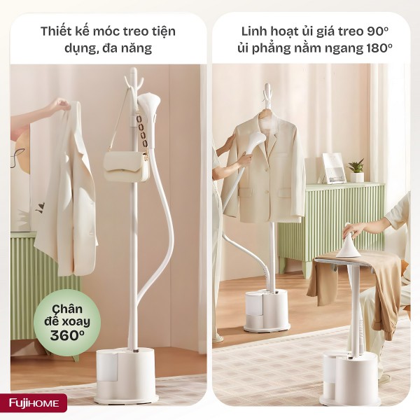 Bàn ủi hơi nước đứng Fujihome SI18DBW 1800 - 2140W
