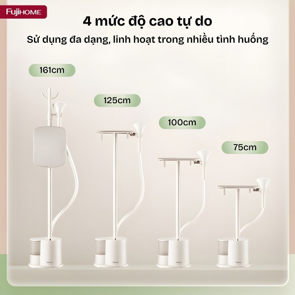 Bàn ủi hơi nước đứng Fujihome SI18DBW 1800 - 2140W