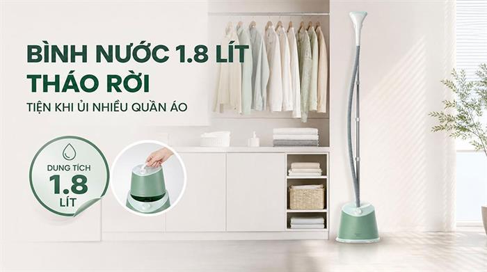 Bàn ủi hơi nước đứng Philips STE1010/70 1600W