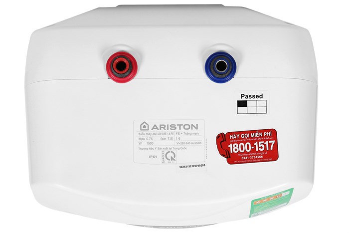 Bình nóng lạnh Ariston AN LUX 6BE 1.5FE 6 lít