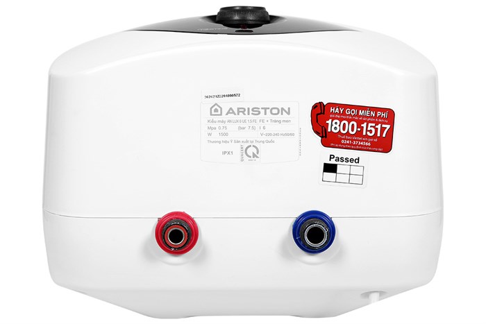 Bình nóng lạnh Ariston AN LUX 6UE 1.5FE 6 lít