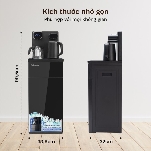 Cây nước nóng lạnh bàn trà Fujihome TB110E