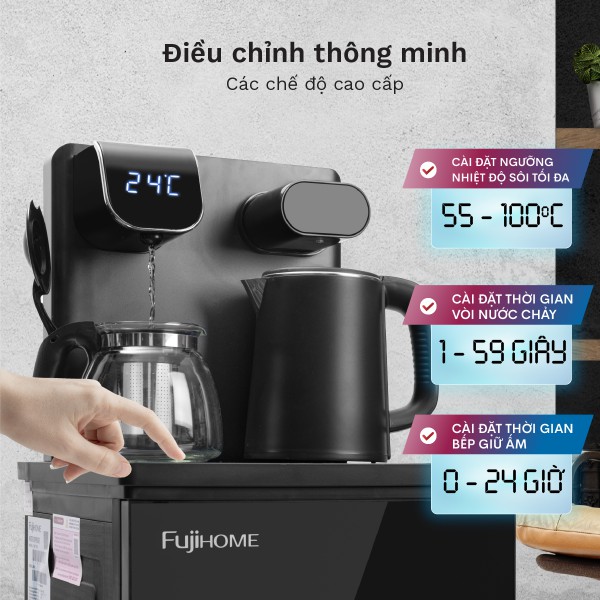 Cây nước nóng lạnh bàn trà Fujihome TB110E