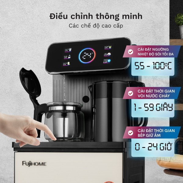 Cây nước nóng lạnh bàn trà Fujihome TBD22