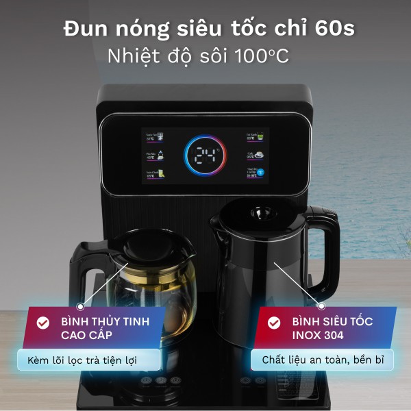 Cây nước nóng lạnh bàn trà Fujihome TBD22