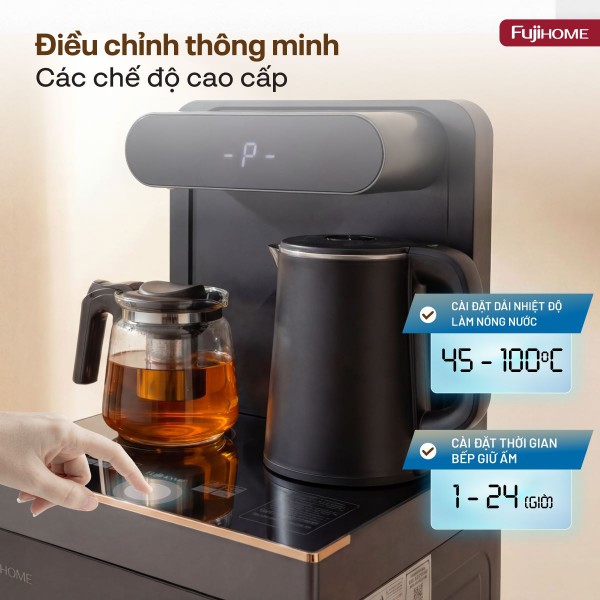 Cây nước nóng lạnh bàn trà Fujihome TB392N điều chỉnh thông minh