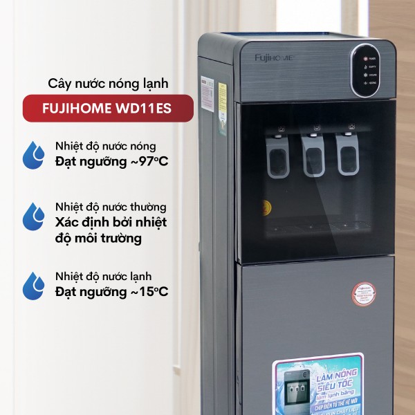 Cây nước nóng lạnh Fujihome WD11ES âm bình
