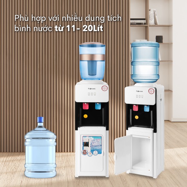 Cây nước nóng lạnh Fujihome WD2002E úp bình