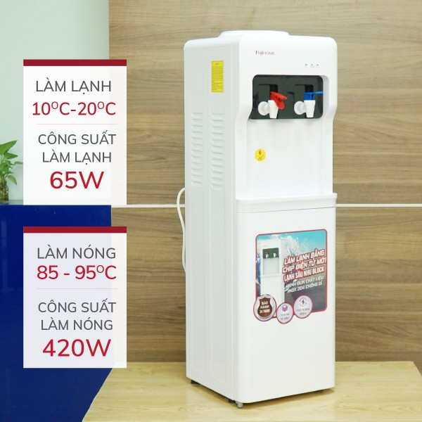 Cây nước nóng lạnh Fujihome WD5320E công suất làm nóng 420W