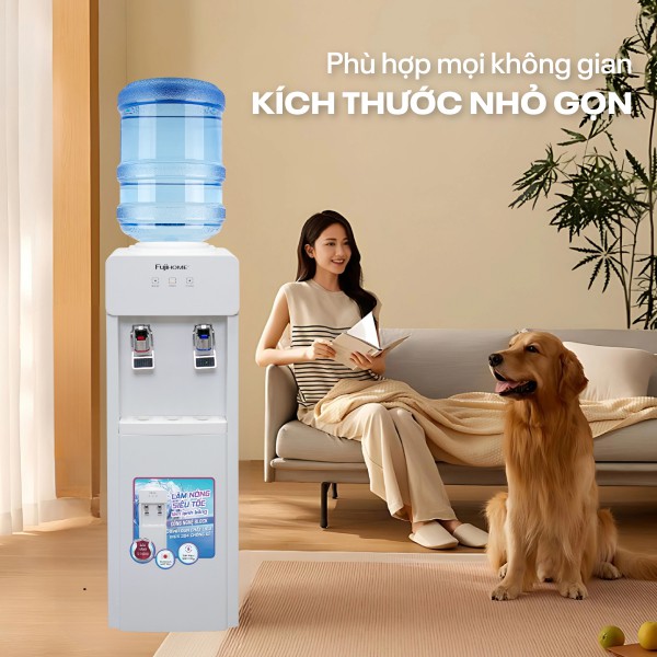 Cây nước nóng lạnh Fujihome WD676C úp bình