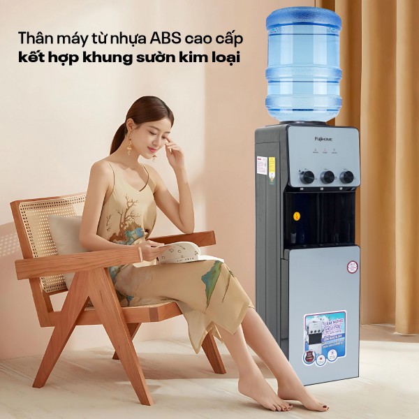 Cây nước nóng lạnh Fujihome WD677C úp bình