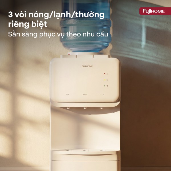 Cây nước nóng lạnh Fujihome WD91E úp bình