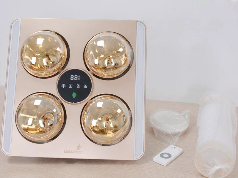 Đèn sưởi 4 bóng âm trần Heizen HE-9 có điều khiển