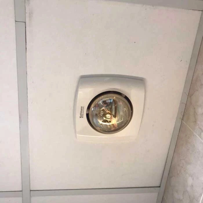 Đèn sưởi nhà tắm âm trần Kottmann K1A 1 bóng
