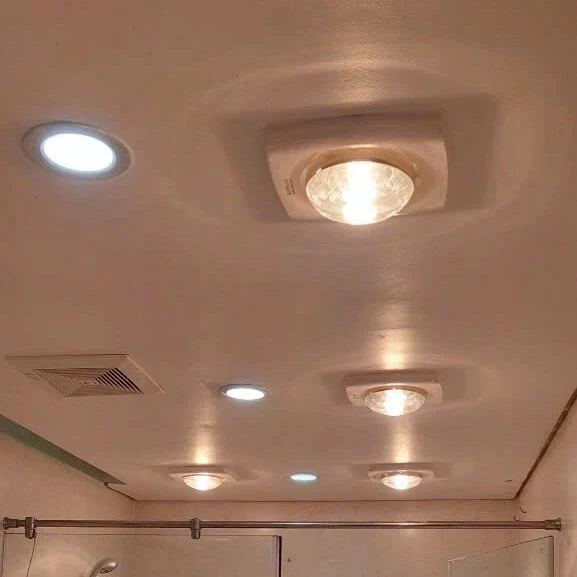 Đèn sưởi nhà tắm âm trần Kottmann K1A 1 bóng