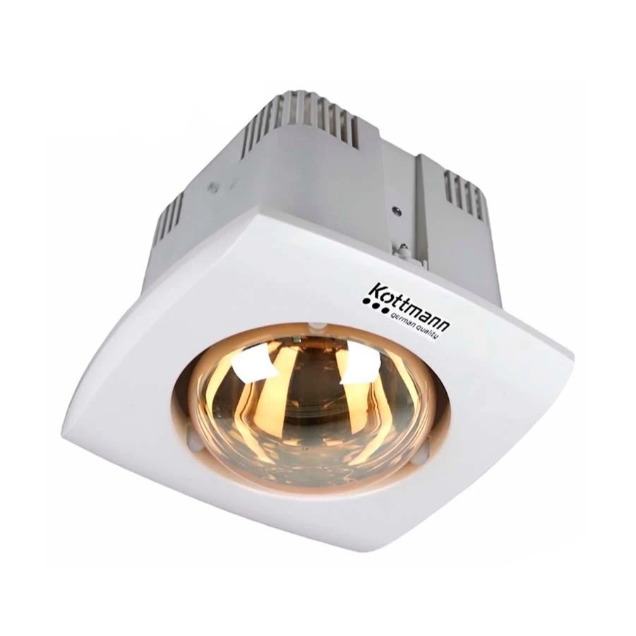 Đèn sưởi nhà tắm âm trần Kottmann K1A 1 bóng