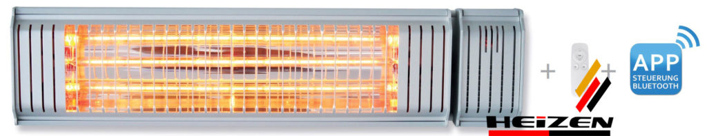 Đèn sưởi nhà tắm Heizen APPINO20, Không chói mắt, có điều khiển