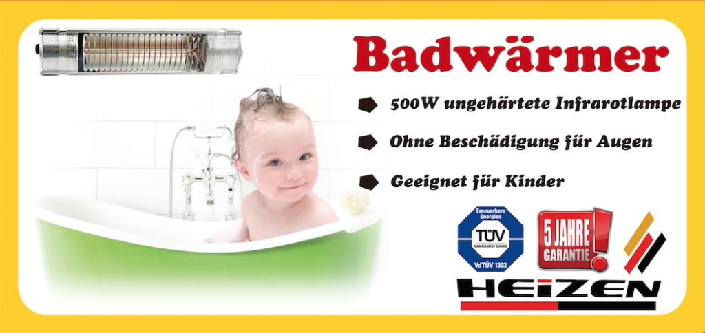 Đèn sưởi nhà tắm Heizen HE-IT5, Không chói mắt