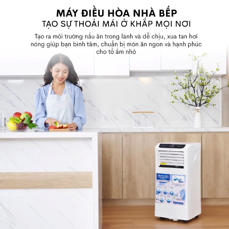 Điều hòa di động FujiE MPAC10 - 10000BTU cho nhà bếp
