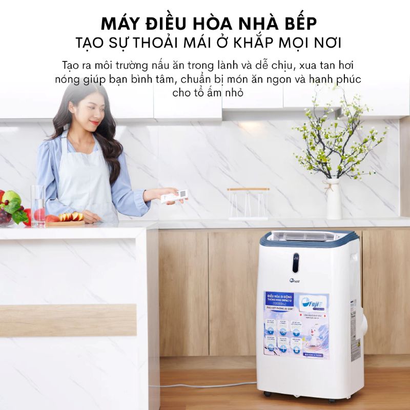 Điều hòa di động FujiE MPAC12 - 12000BTU cho nhà bếp