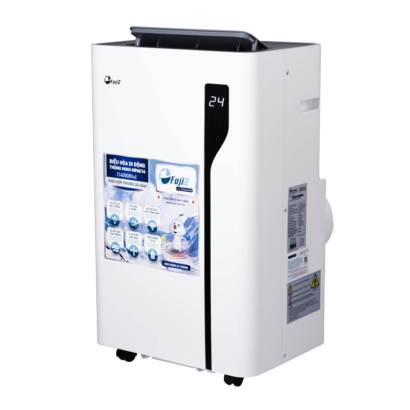 Điều hòa di động FujiE MPAC14 - 14000BTU, kết nối wifi