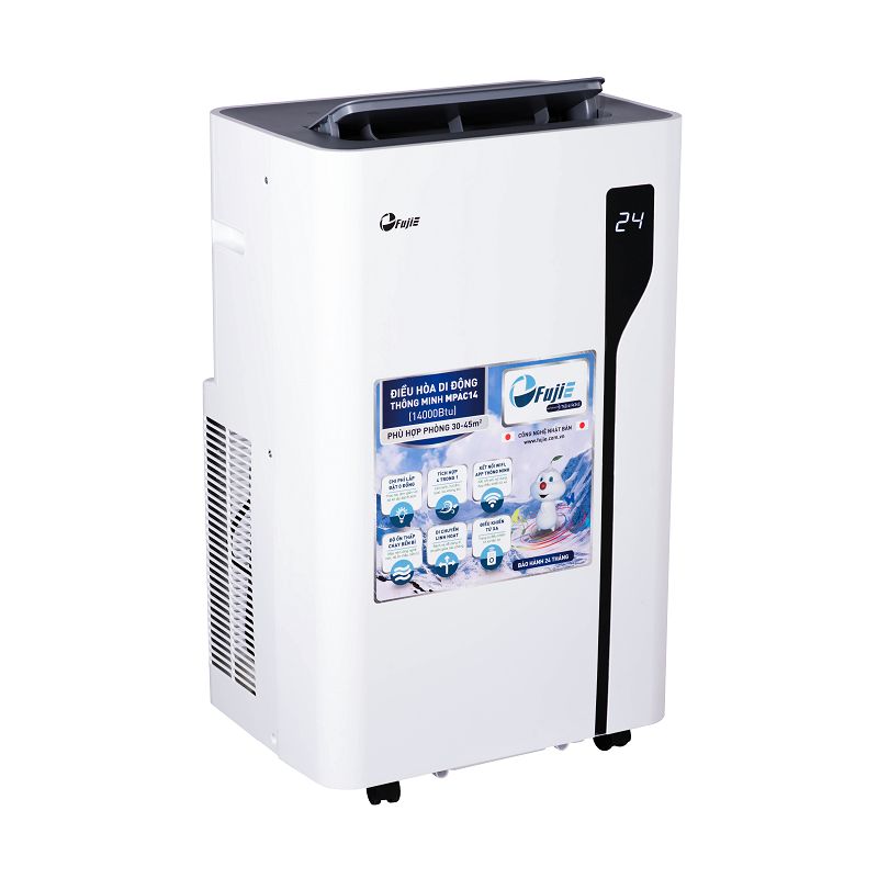 Điều hòa di động FujiE MPAC14 - 14000BTU, kết nối wifi