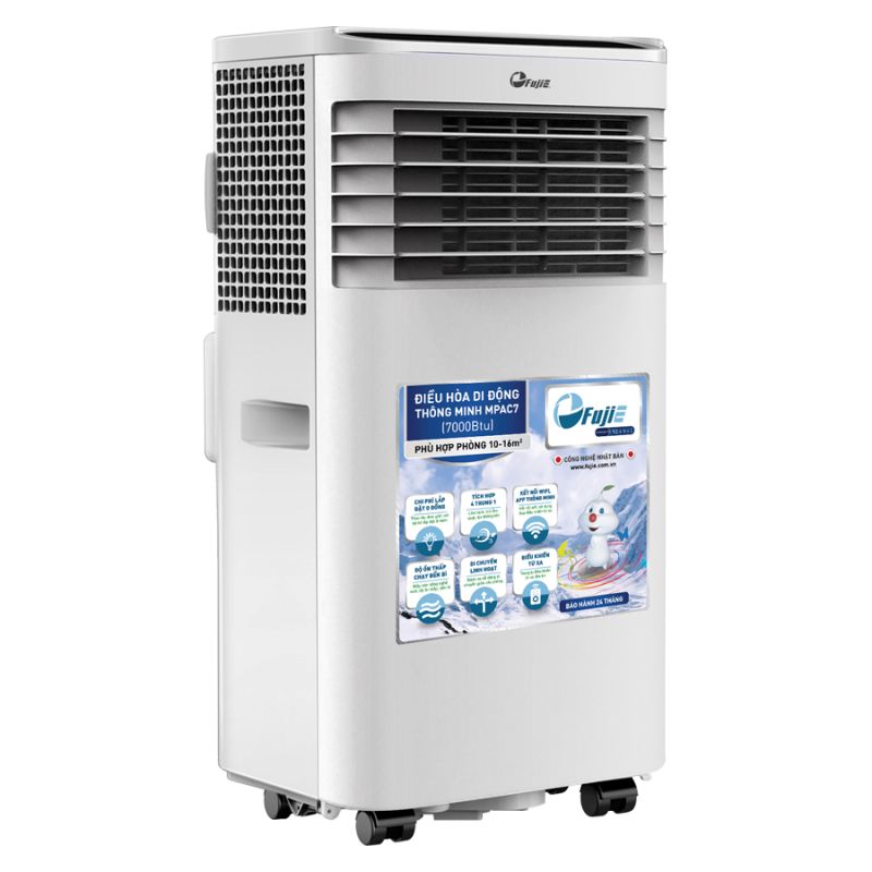 Điều hòa di động FujiE MPAC7 - 7000BTU, kết nối wifi