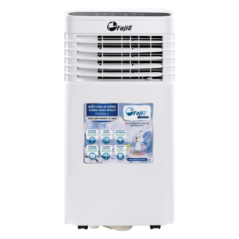 Điều hòa di động FujiE MPAC9 - 9000BTU, kết nối wifi