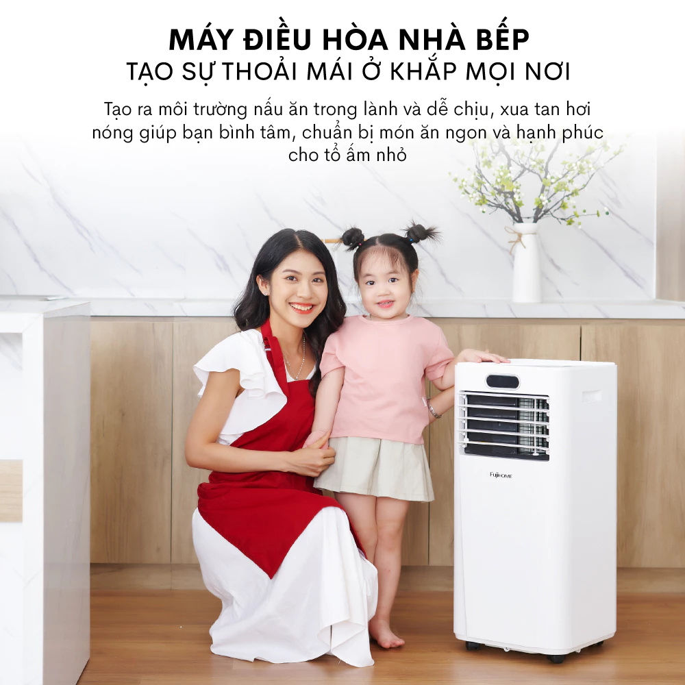 Điều hòa di động Fujihome PAC09 cho phòng bếp